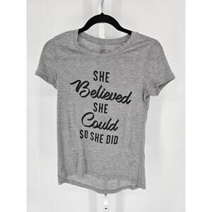 She Believed She Could So She Did Womens Sz S Short Sleeve T Shirt by Zoe + Liv
